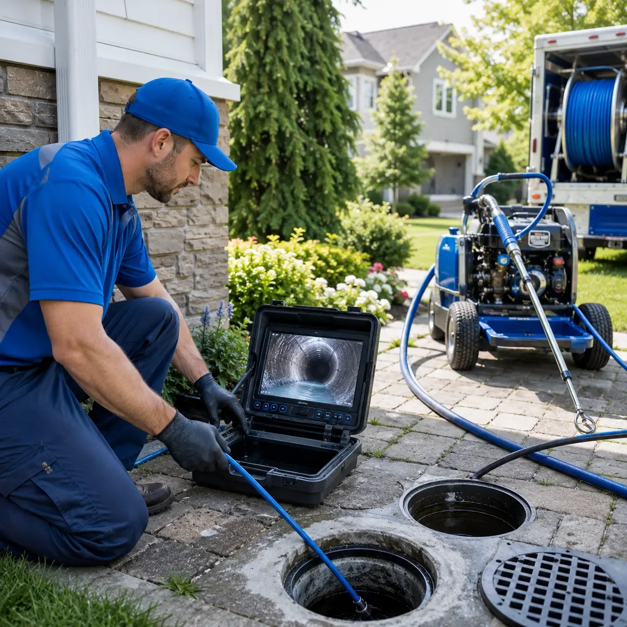 Outdoor drain cleaning professionals serving Woodland, MS